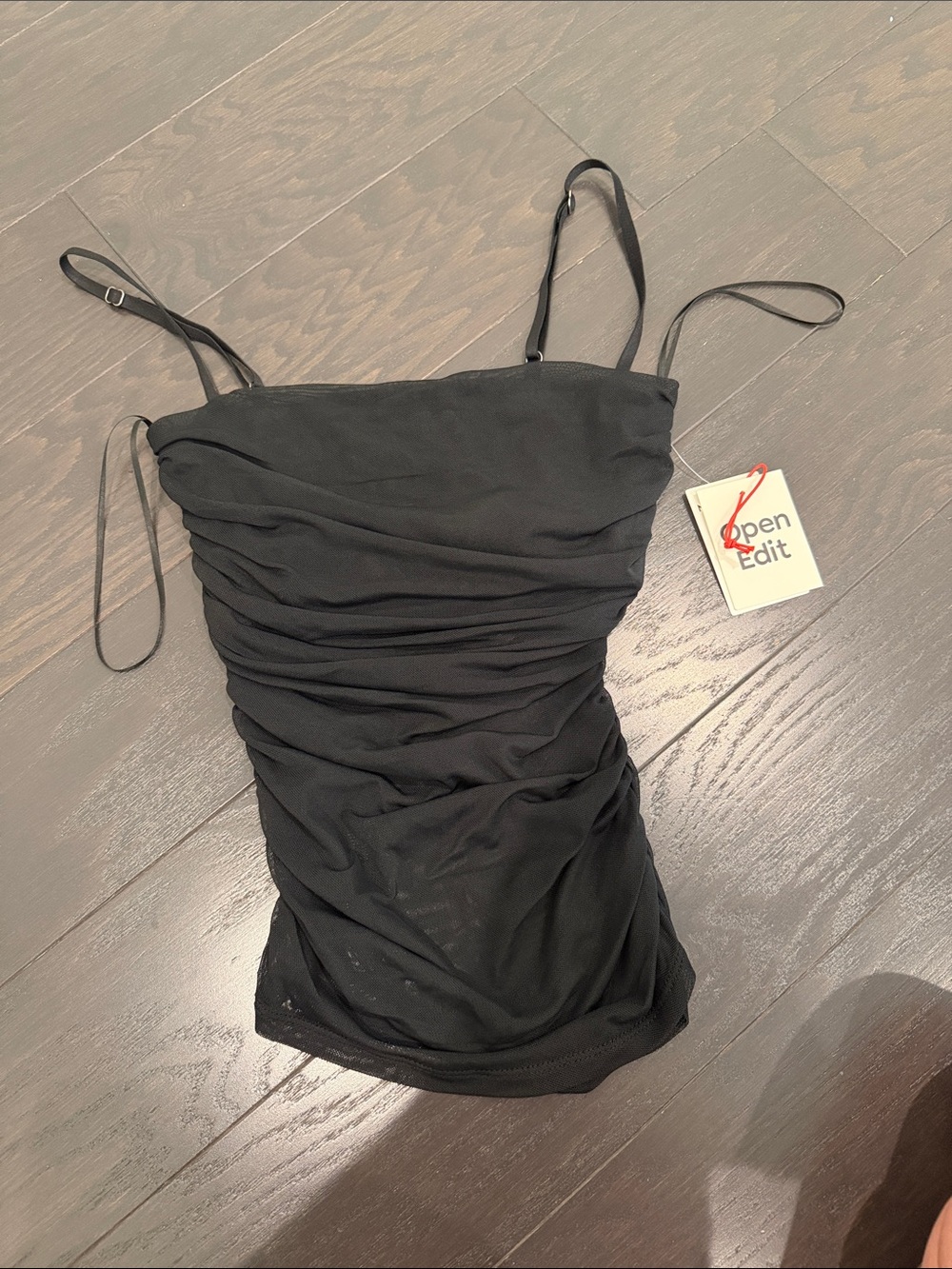 Black Mesh Tank